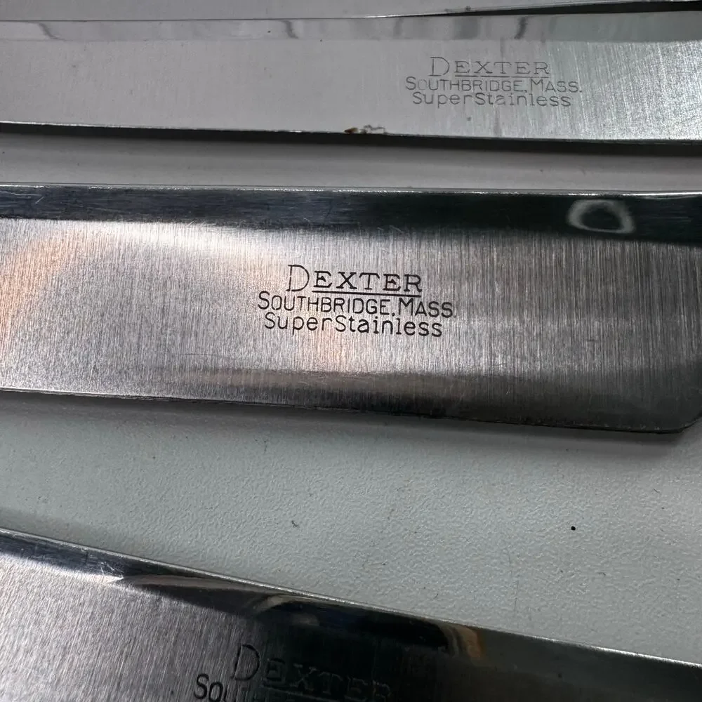Vintage Dexter Super Stainless Kitchen Knives Set of 4 Southbridge Quality